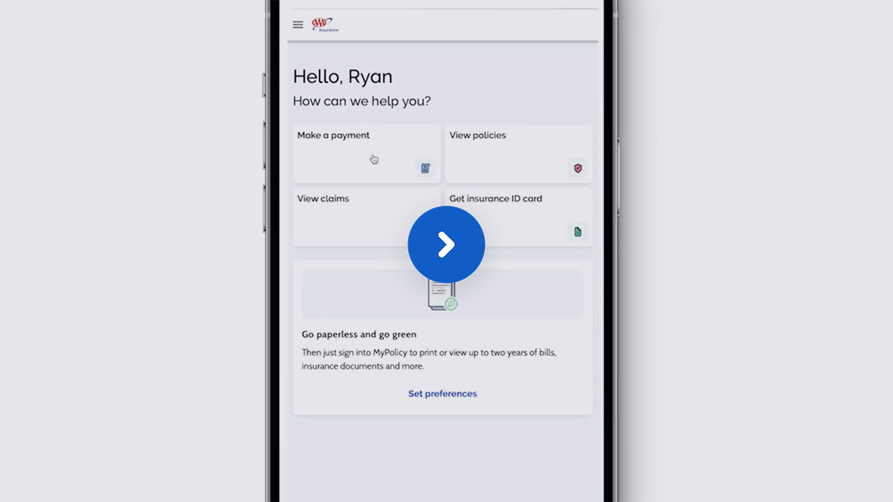 How to make a payment in MyPolicy