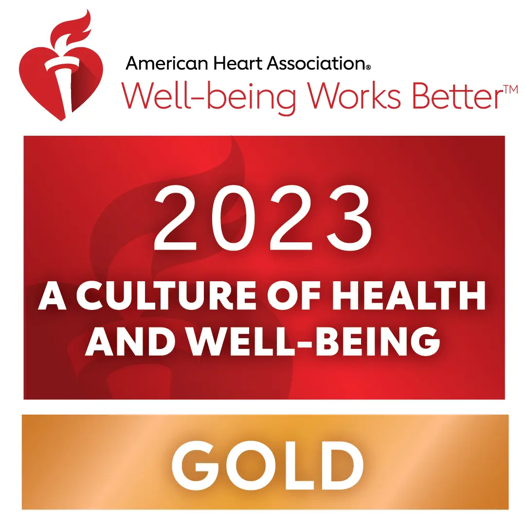 American Heart Association Well-being Works Better 2023 - A Culture of Health and Well-Being - Gold
